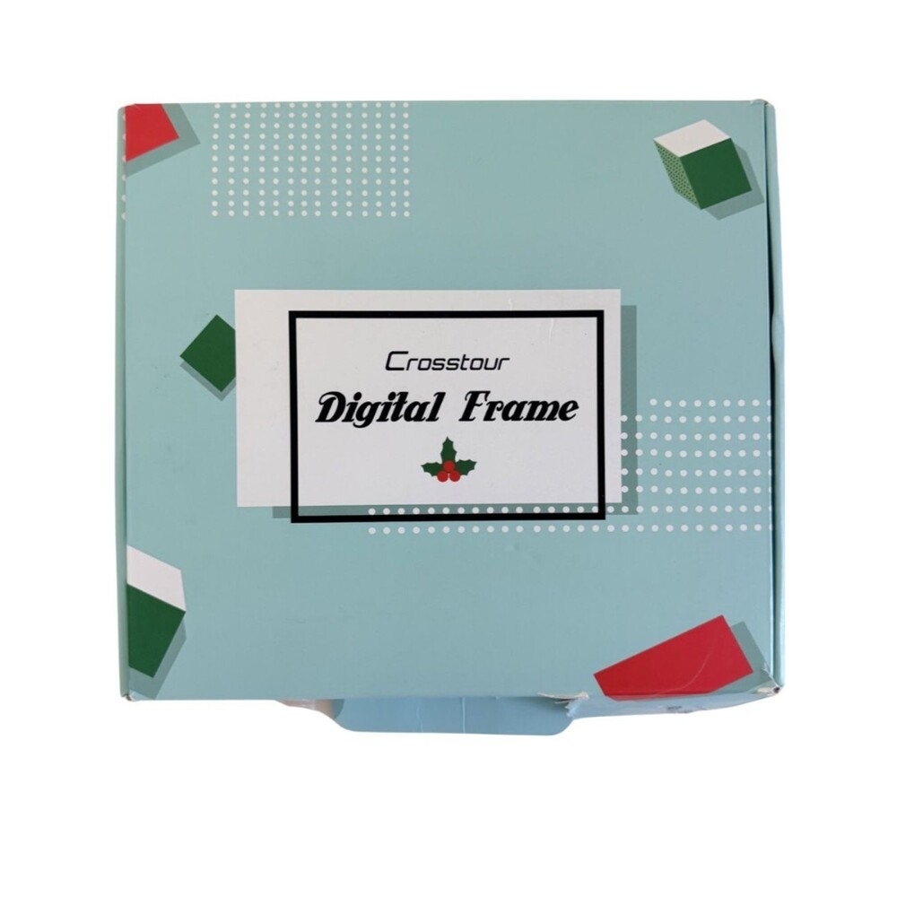 Crosstour F900 Digital Photo Frame 7" LCD Display Remote Adapter Box Included